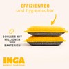 INGA - 2 x Reusable, Washable Sponges - Highly Effective,
