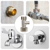 FERCAISH 7/8 T Adapter Brass Adaptor, 3 Way Tee Connector