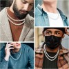 Collar De Perlas Para Hombre Y Mujer Aesthetic Ajustable 8mm