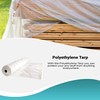 APQ Roll of Polyethylene Tarp 20ft x 100ft. Clear Low