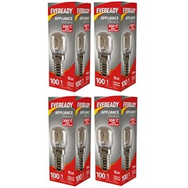 4x Eveready Appliance Bulb 15W