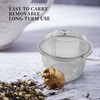 Himrsbuy Extra Large Stainless Steel Twist Lock Mesh Tea Ball