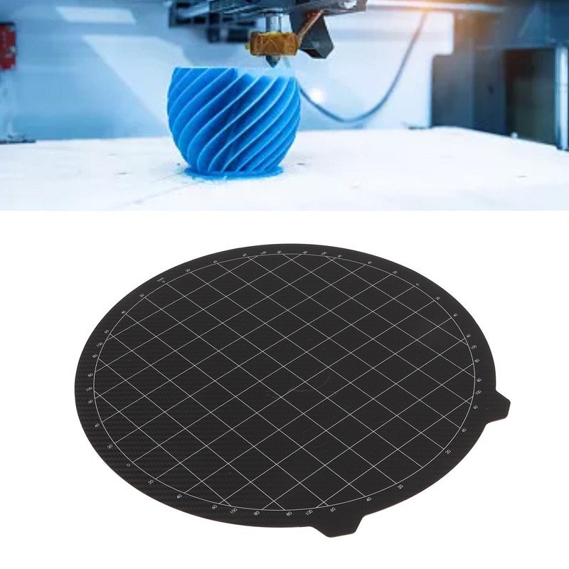 PEI Steel Plate 265x265mm Round Flexible Bending Resistance Hot Bed