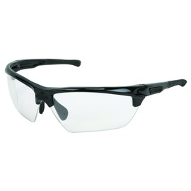 MCR Safety DM1330PF Clear Max6 Dominator DM3 Safety Glasses with Black Frame