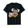 Viking Golf Ball Cartoon Character Man T-Shirt