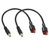 GINTOOYUN 2 Pack DC 8mm Cable with Solar Panel Connector