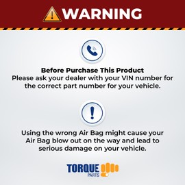 TORQUE Air Spring Bag for Freightliner Trucks (Replaces Freightliner 16-13810-000, 1613810000, Firestone 9780, 8537, W01-358-9780, Goodyear 1R12-189, 1R12-303) (TR9780)