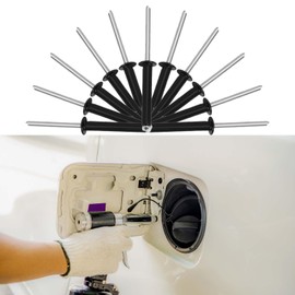 80PCS 4.8 * 25.4mm Aluminum Blind Rivet 3/16" x 1" Black Baking Paint Pop Rivets for Furniture, Car, Metal Grip Range 16.0-21.0mm