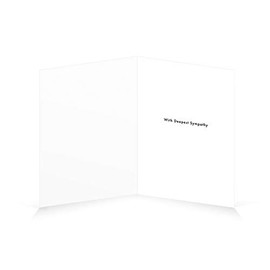 ArtPress Vintage Matchbox Lily of the Valley Sympathy Greeting Card (12 x 17 cm)