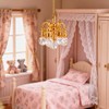 Zerodeko Mini Chandelier 2-Pack Dollhouse Ceiling Lights Hanging Lamp Accessories