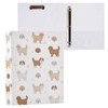 Maltipoo Dogs 3 Ring Binder 1.5 Inch Binders with Clipboard
