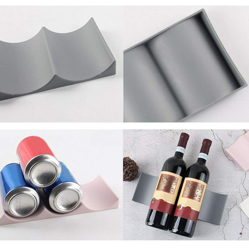 CALIDAKA 4Pcs European Style Wine Rack Countertop Wine Bottle Display