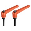 sourcing map M5 x 25mm Handle Adjustable Clamping Lever Thread