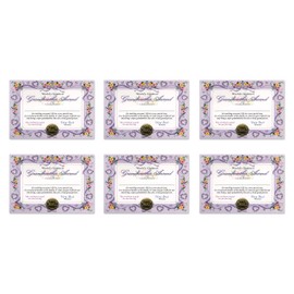 Beistle CG049 World's Greatest Grandmother Certificates, 5 by 7-Inch, 6-Pack