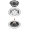 QWORK® 3-in-1 Sink Plug, Kitchen Sink Plug Strainer and Stopper