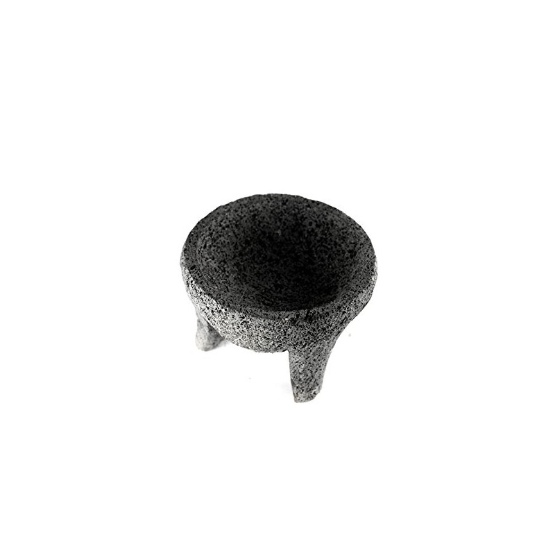 Molcajete de Piedra Negra / Black Stone Mortar & Pestle