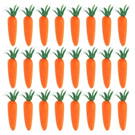 HINFHI 24 Pieces Of Simulated Carrots, Creative Decorations, Party Supplies, Photo Props, Children'S Toys.