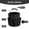 abcmilz 17L Cleaning Caddy with Handle, Cleaning Supplies Organizer, Foldable