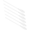 6Pcs Acrylic Large Sinking Floats Fishing Accessory Ecofriendly Transparent White(20g
