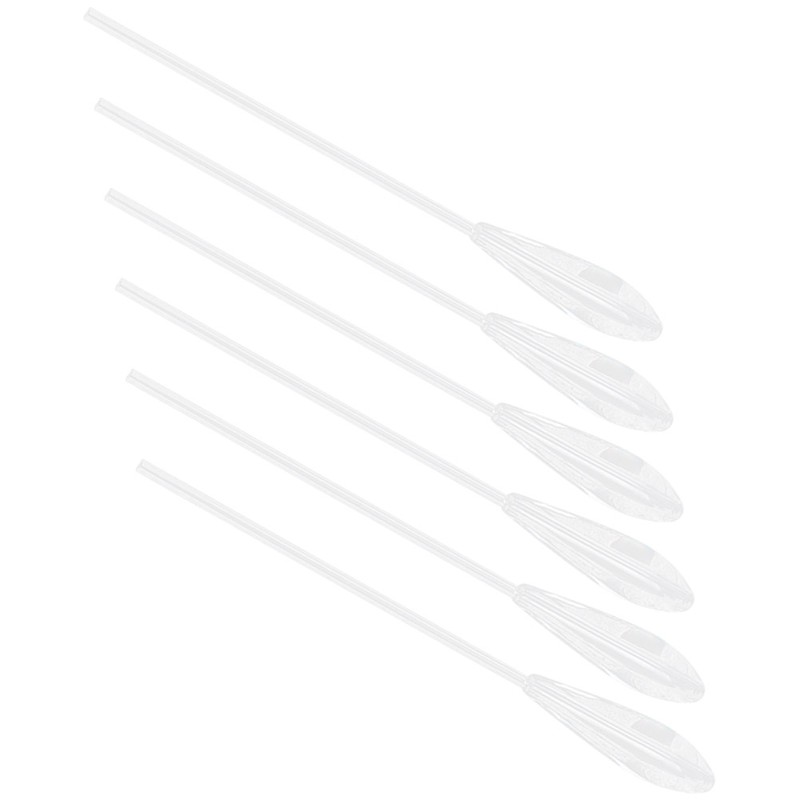 6Pcs Acrylic Large Sinking Floats Fishing Accessory Ecofriendly Transparent White(20g