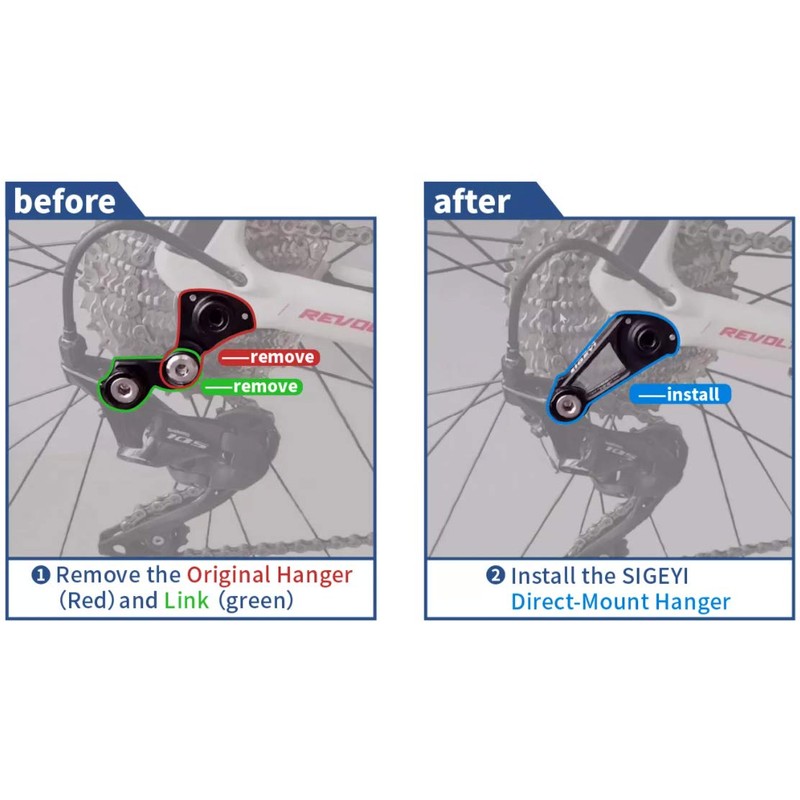 TRK-QR1 TREK Direct Mount Derailleur Hanger Pink