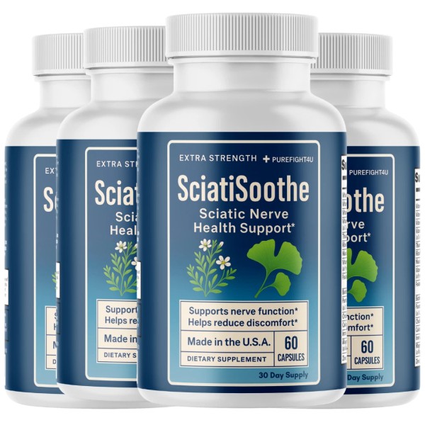 PUREFIGHT4U SciatiSoothe Brain & Focus Pills – Memory & Clarity
