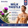 Brits Vita Milk Thistle 180 Vegan Tablets 80% Silymarin UK