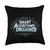 Smart Algorithms Unleashed Edge AI Machine Learning Edge Throw Pillow