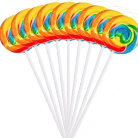 Rainbow Swirl Pops - 40 Suckers