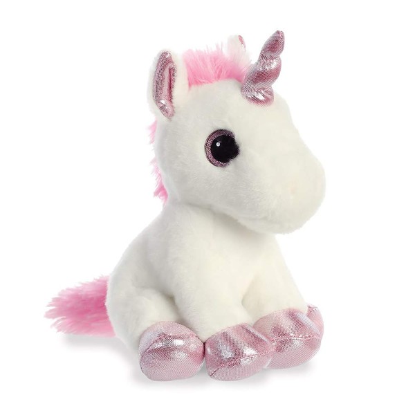 AURORA, 60867, Sparkle Tales, Lolly Unicorn, 7In, Soft Toy, White, 7-Inch