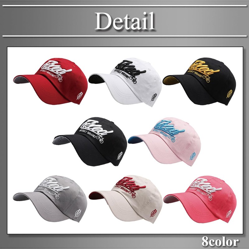 Buzz Selection CAP750 Hat, Cap, Baseball Logo, Stylish, Bicycle, Stylish,