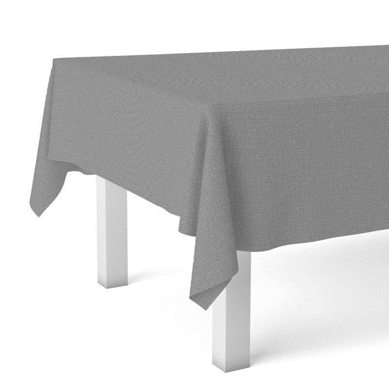 Martina Home TER Grey 140 Round Oilcloth Tablecloth