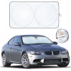 EcoNour Car Windshield Sun Shade Offers Ultimate Protection Medium 64"x32"