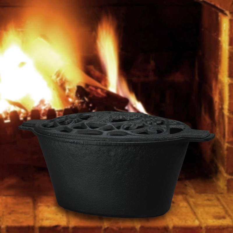 Fire Beauty Cast Iron Chicken Steamer – Add Moisture &