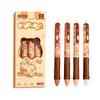 FloralGrace Capybara Retractable Pens, Gel Pen Set, Erasable Ballpoint Pen