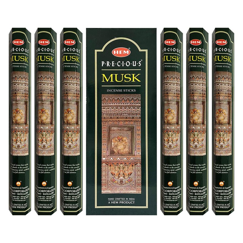 Precious Musk Incense Sticks and Incense Stick Holder Bundle Insence