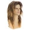 Dsimeig Mens Long Wavy Brown Wig Natural Layered Synthetic Halloween