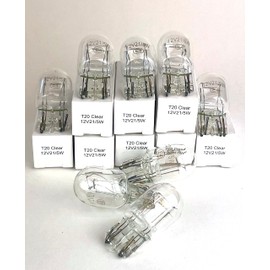 Set of 8 T20 W21/5W Daytime Running Lights Parking Lights 12V 21W/5W Colour Clear/Warm White