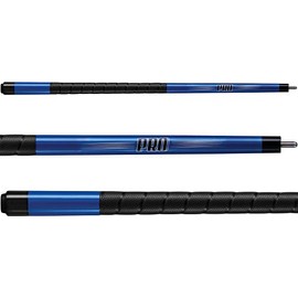 Viper Revolution Sure Grip Pro 58" 2-Piece Billiard/Pool Cue, Metallic Blue, 18 Ounce