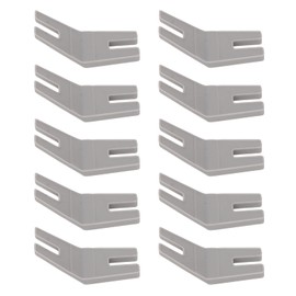 Sewing Hump Jumper,10 Pcs Hump Jumper Presser Foot Balancing Height Plastic Material Small Sewing Machine Presser Feet for Household