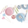 PartyDeco-Conf.18 Wood Cutlery Pastel Colours SDR8