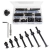 binifiMux M6 Crib Screws Hardware Kit, Black Flat Furniture Connector