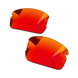Combine8 Ploarized Replacement Lenses for Oakley Flak 2.0 OO9295 Sunglasses - Fire Red