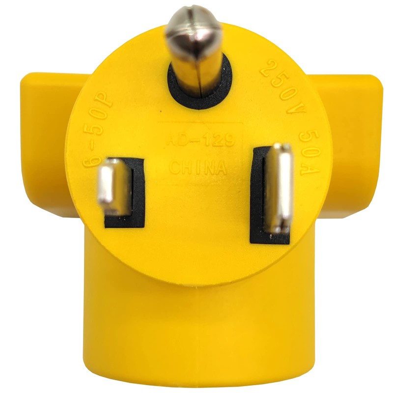 Parkworld 63210 NEMA 6-50P to 10-30R One Piece Compact Adapter