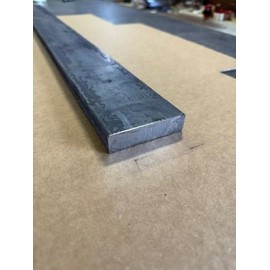 Generic 1"" x 3"" Steel Flat Bar x 12"" Length, A36 Hot Rolled Steel, Gray