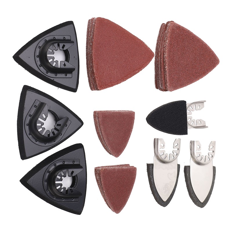 106Pcs Oscillating Tool Sanding Pads Kit for Metal 6Pcs Finger