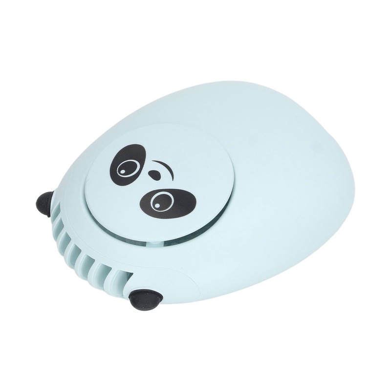 Portable Neck Fan Cute Bear 3 Speeds USB Rechargeable Quiet