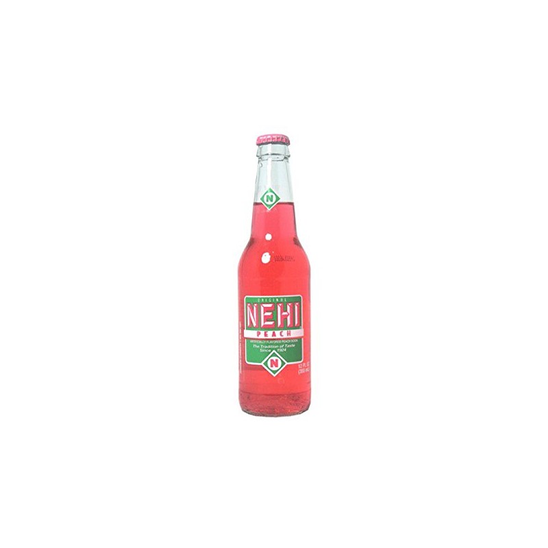 Nehi Peach 12 Oz Glass Bottles (12 Pack)