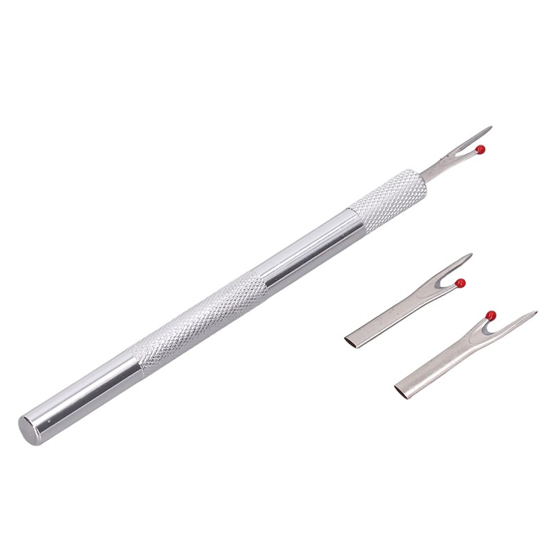Seam Ripper, Metal Seam Ripper Set with Replacement Blade, Aluminum