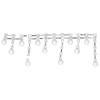 4Pcs Crystal Claw Chain Trimming Fringe Simulation Diamond Chain for